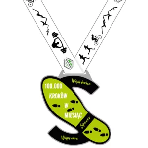 100 000 kroków w miesiąc - wyzwanie sportowe krokowe - wędrowanie