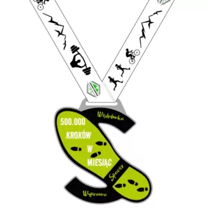 500 000 kroków w miesiąc - wyzwanie sportowe - wędrowanie