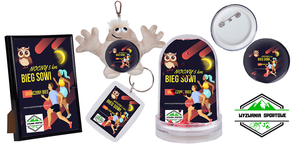 BIEG WIRTUALNY - bieg nocny sowi - 5 km - wyzwanie biegowe - obrazek 3