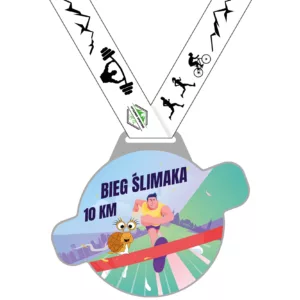 BIEG WIRTUALNY - bieg ślimaka - 10 km - wyzwanie biegowe