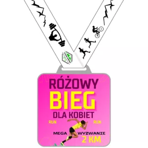 Różowy bieg dla kobiet - bieg wirtualny 2 km / 10 km