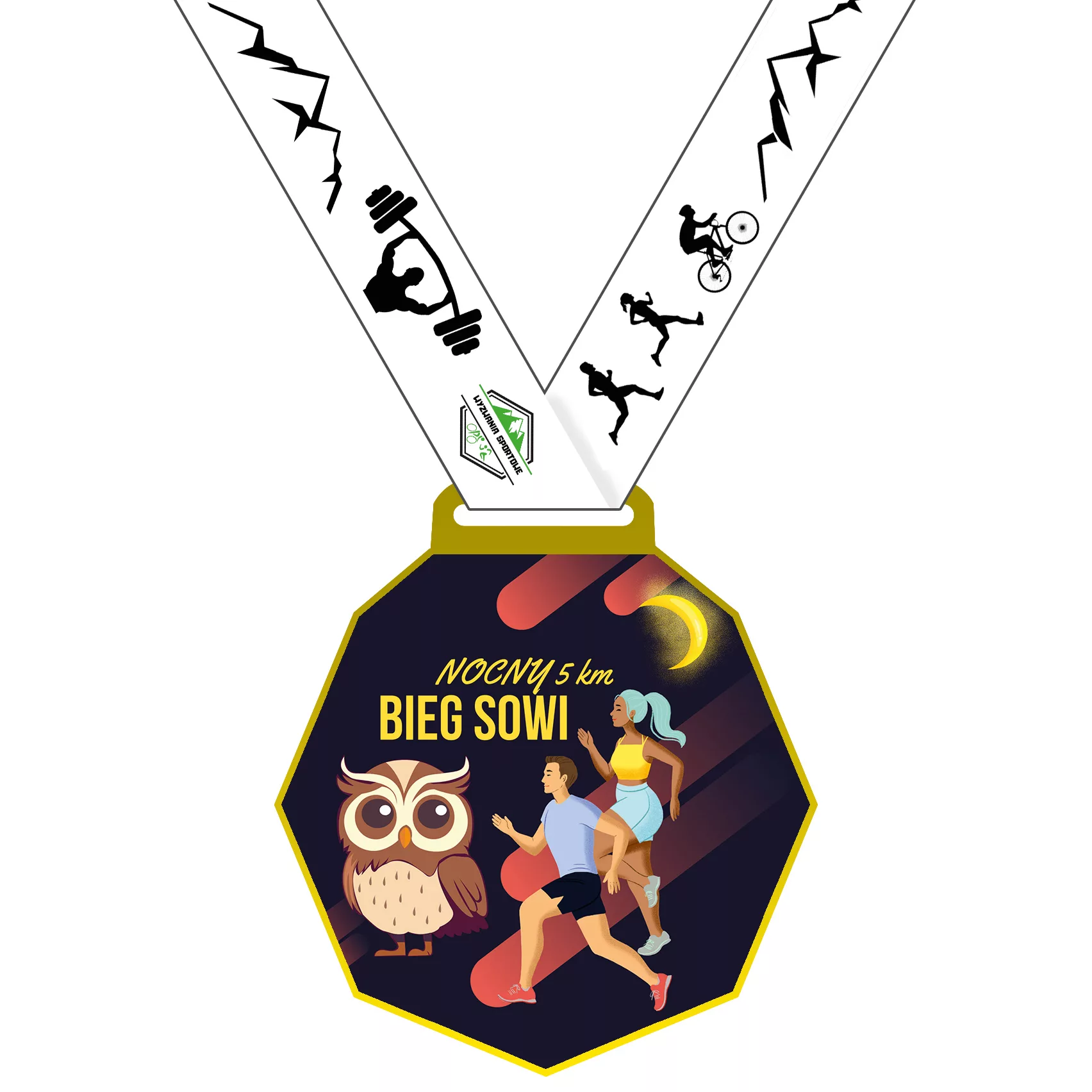BIEG WIRTUALNY - bieg nocny sowi - 5 km - wyzwanie biegowe