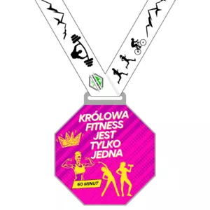 Królowa fitness jest tylko jedna - 60 minut 100 minut - wyzwanie sportowe fitness pilates