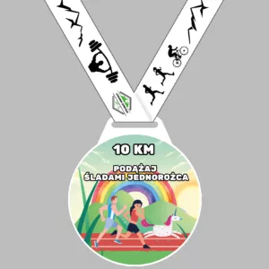 Bieg Wirtualny Podążaj Śladami Jednorożca – 10 km - wyzwanie biegowe