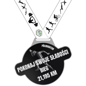 Pokonaj swoje słabości 10 km 21,195 km półmaraton wirtualny - bieg wirtualny