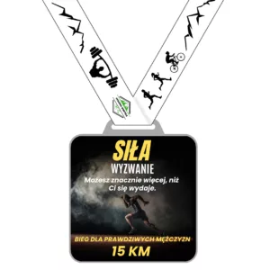 Bieg wirtualny dla prawdziwych mężczyzn - 15 km - wyzwanie biegowe