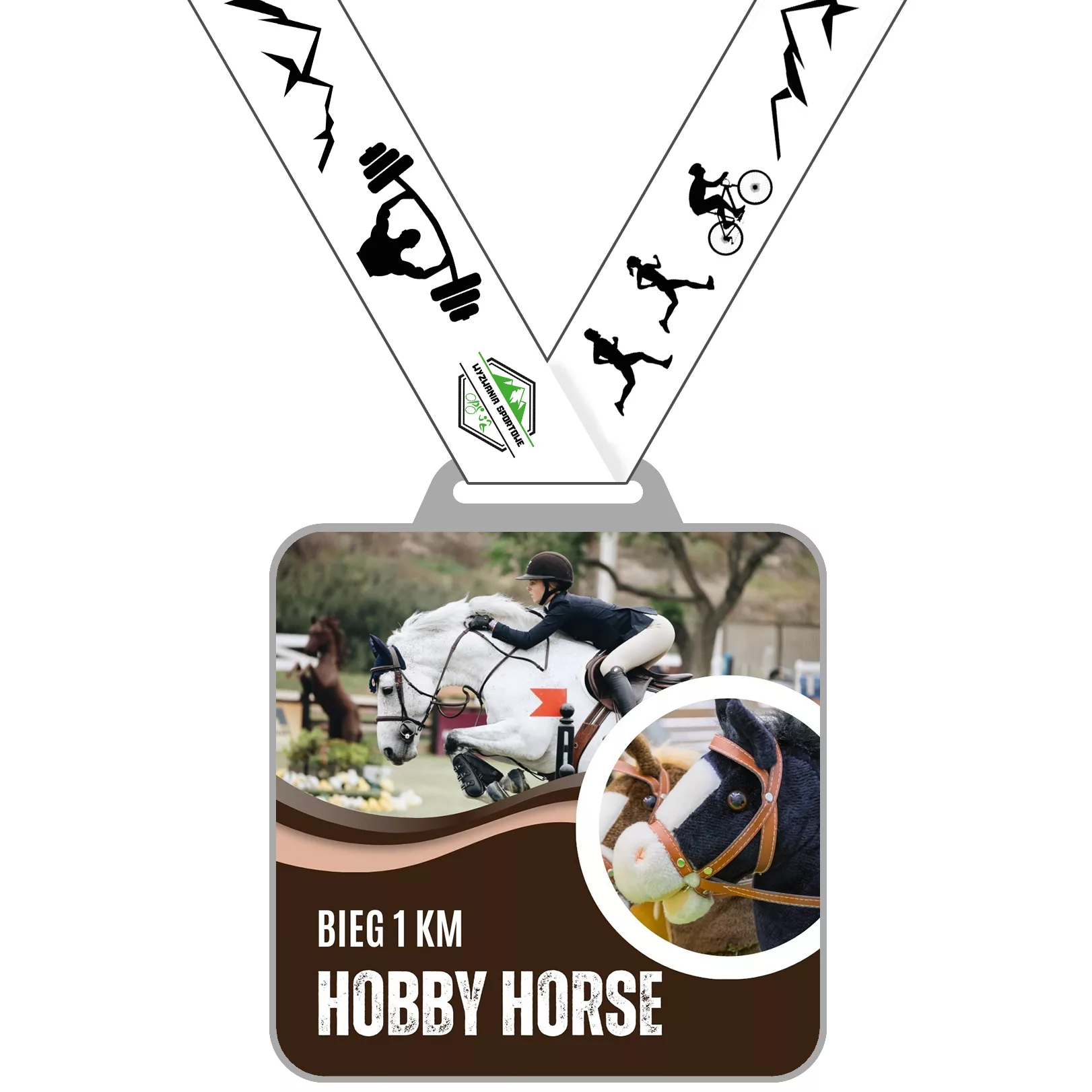 WYZWANIE wirtualne HOBBY HORSE bieg wirtualny 1 km Zawody