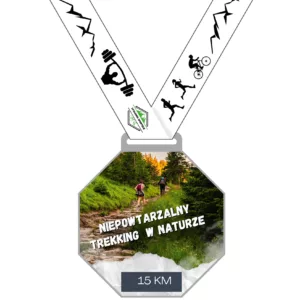Niepowtarzalny trekking w naturze 15 / 25 km - wyzwanie sportowe - trekking wirtualny